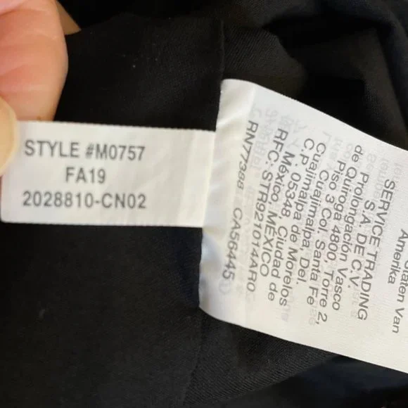 J. Crew Black Eyelet Tie Back Sundress, 4P - Picture 8 of 8